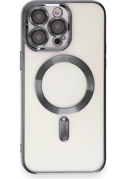 iPhone 15 Pro Kılıf Kross Magneticsafe Kapak - Titan Gri