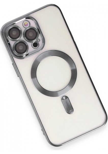 iPhone 15 Pro Kılıf Kross Magneticsafe Kapak - Titan Gri modelleri