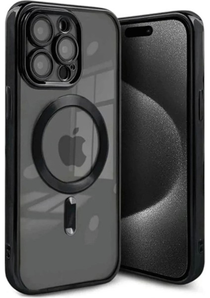iPhone 15 Pro Max Kılıf Kross Magneticsafe Kapak - Siyah
