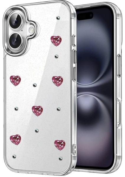 Apple iPhone 16 Plus Fiyonk Desenli Kapak - Desen 4