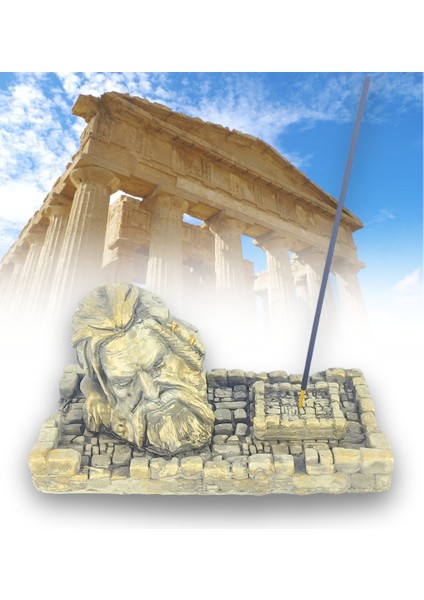 Zeus Çubuk Tütsülük ve Tealight (Beyaz)