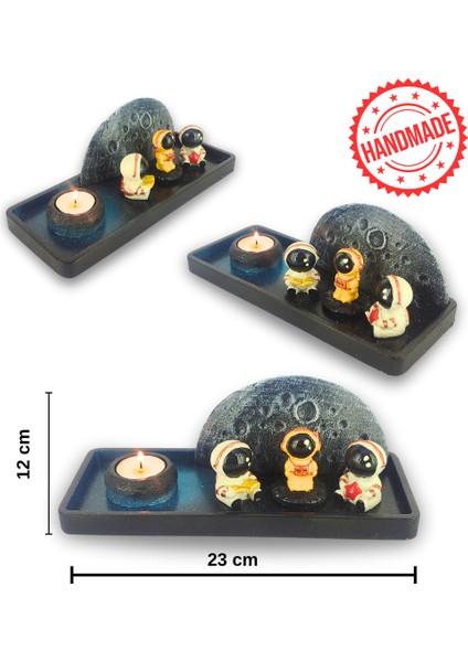 Dolunay Astronot Çubuk Tütsülük ve Tealight indirimleri