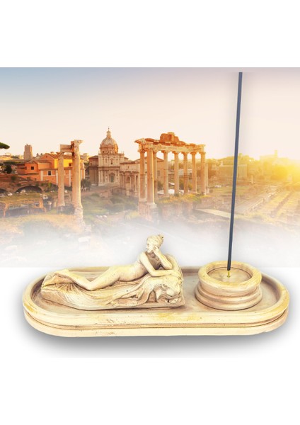 Antik Roma Reclining Naiad Çubuk Tütsülük ve Tealight fiyatları