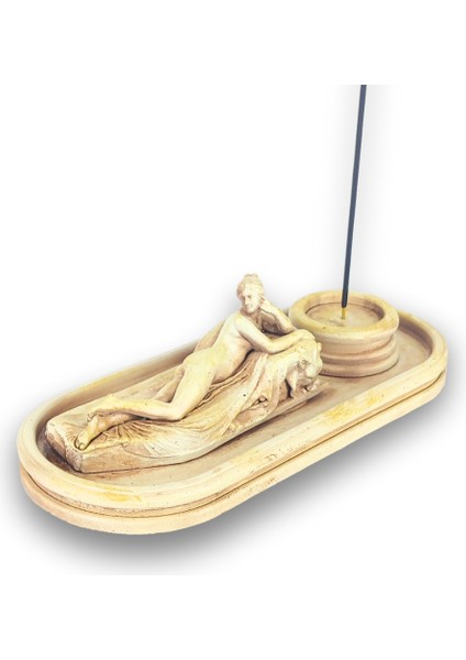 Antik Roma Reclining Naiad Çubuk Tütsülük ve Tealight fırsatları