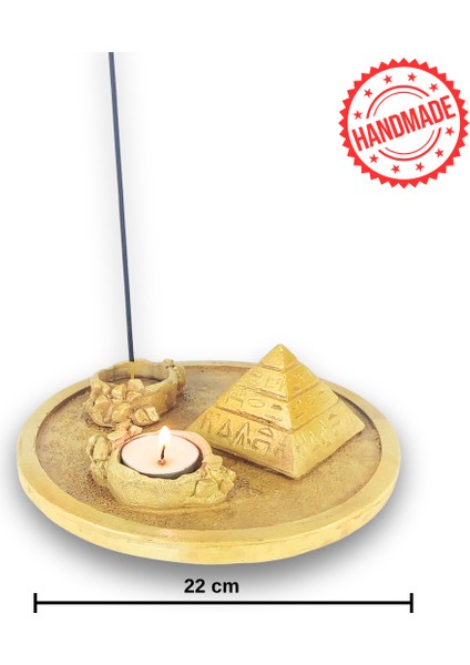 Antik Mısır Daire Piramit Çubuk Tütsülük ve Tealight indirimleri