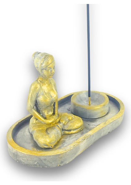 Yogacı Kız Çubuk Tütsülük ve Tealight (Beyaz) fiyatları