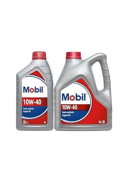Mobil 10W40 Motor Yağı 4 L + 1 L