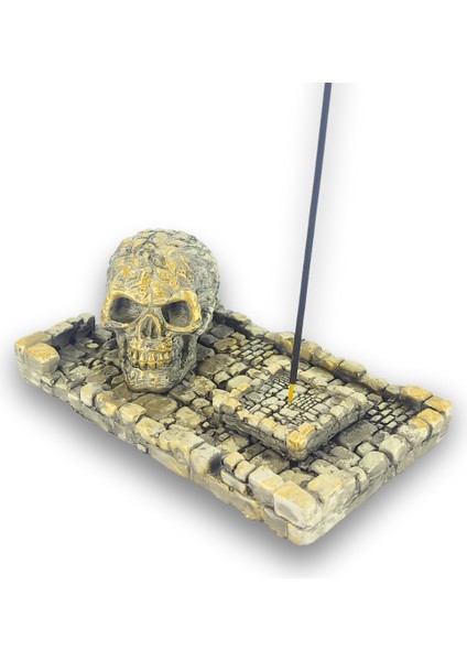 Kuru Kafa Küçük Çubuk Tütsülük ve Tealight (Beyaz) fiyatları