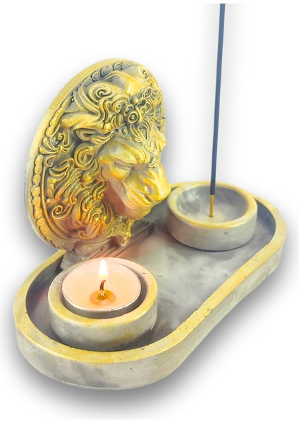 Aslan Çubuk Tütsülük ve Tealight (Beyaz) fiyatları
