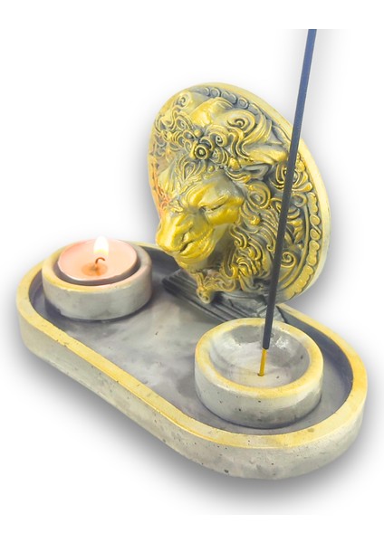 Aslan Çubuk Tütsülük ve Tealight (Beyaz) modelleri