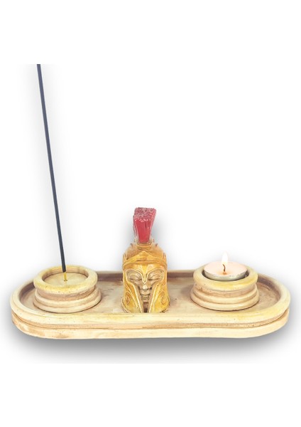 Antik Roma Hector Çubuk Tütsülük ve Tealight