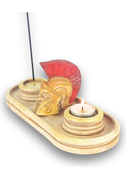 Antik Roma Hector Çubuk Tütsülük ve Tealight modelleri