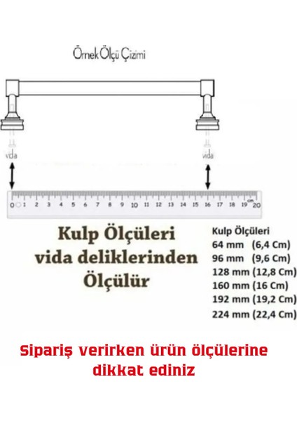 Ars-Taş Elif Kulp ( 128 cm ) Metal Vidalı. Dolap,şifonyer,ünite,komidin,mutfak Dolabı,vestiyer Siyah-Altın fırsatları