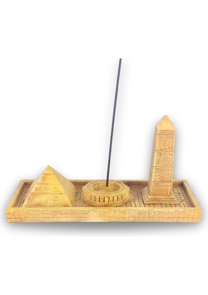 Antik Mısır Piramit Çubuk Tütsülük ve Tealight