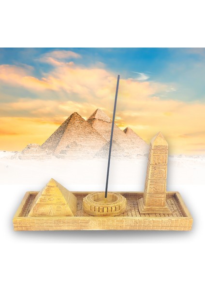 Antik Mısır Piramit Çubuk Tütsülük ve Tealight fiyatları