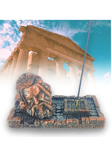 Zeus Çubuk Tütsülük ve Tealight (Bakır)