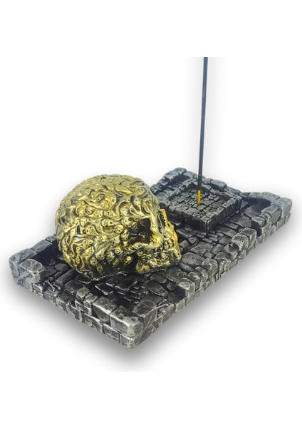 Kuru Kafa Küçük Çubuk Tütsülük ve Tealight (Altın) fiyatları