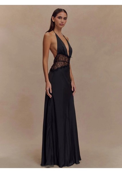 Cameron Dantel Detay Uzun Elbise fiyatları