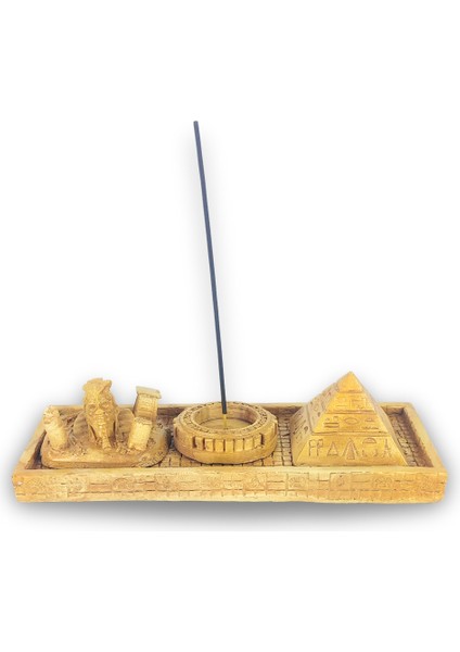Antik Mısır Sphinx Piramit Çubuk Tütsülük ve Tealight