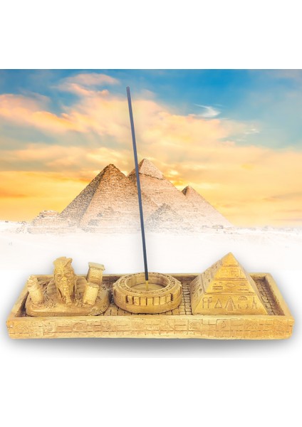 Antik Mısır Sphinx Piramit Çubuk Tütsülük ve Tealight fiyatları