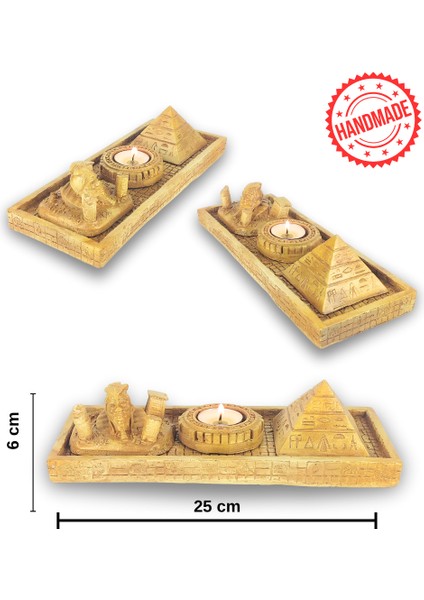 Antik Mısır Sphinx Piramit Çubuk Tütsülük ve Tealight indirimleri