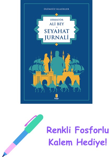 Seyahat Jurnali + Renkli Fosforlu Kalem