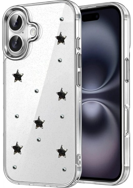 Apple iPhone 16 Plus Fiyonk Desenli Kapak - Desen 8