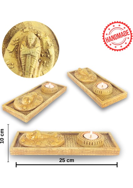 Antik Mısır Sarcophagus Lahit Çubuk Tütsülük ve Tealight fırsatları