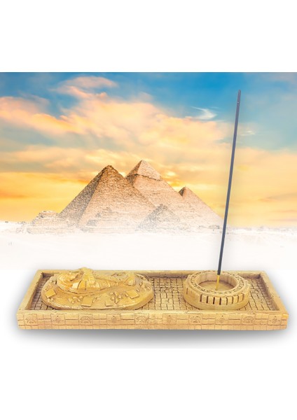 Antik Mısır Sarcophagus Lahit Çubuk Tütsülük ve Tealight indirimleri