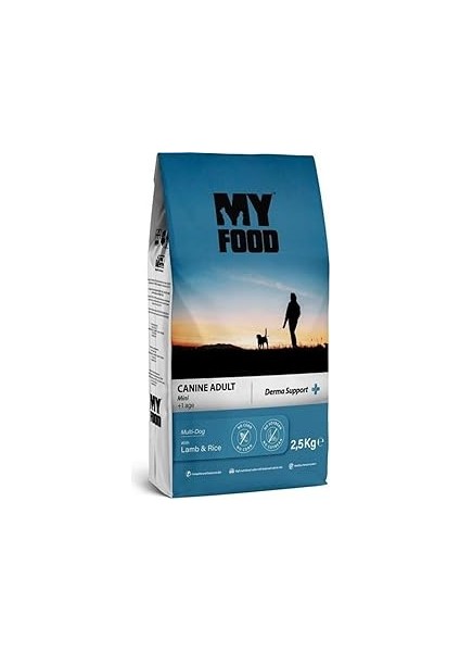 Myfood Yetişki Köpek Maması Mii Irk Kuzulu 2,5 kg