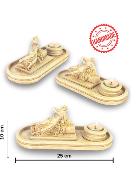 Antik Roma Figür Çubuk Tütsülük ve Tealight indirimleri