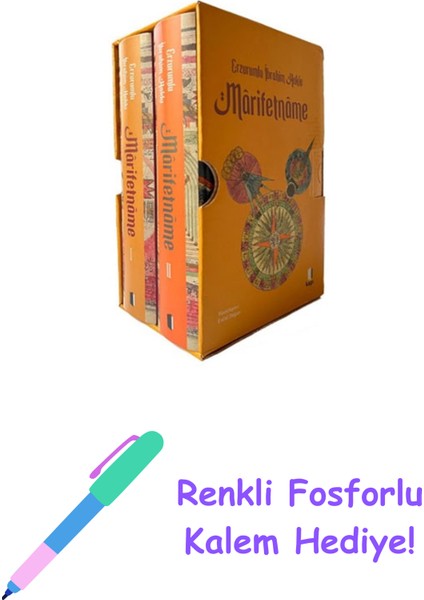Mârifetnâme 1-2 (Ciltli - Kutulu Set) + Renkli Fosforlu Kalem