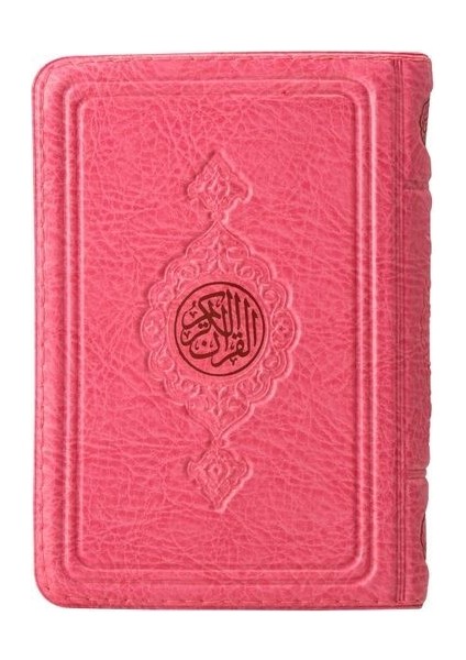 Cep Boy Kur'an-I Kerim (Pembe, Kılıflı, Mühürlü)