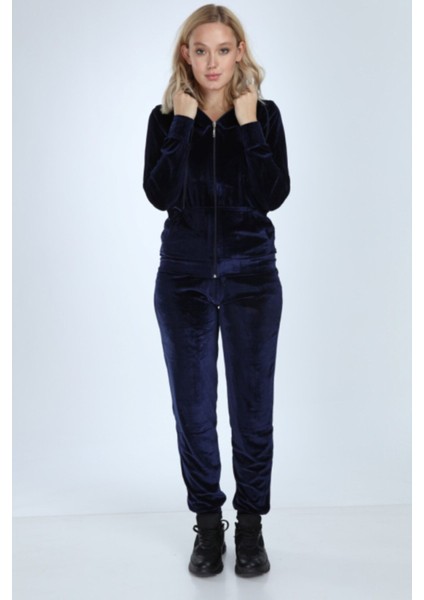 HBCV Kadın Kadife Eşofman Takımı – Paça Lastikli, Rahat ve Şık Tasarım, Sonbahar/Kış Günlük ve Özel Kullanım fırsatları