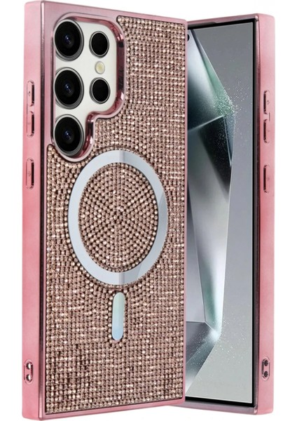 Samsung Galaxy S23 Ultra Helen Magsafe Kapak - Pembe modelleri