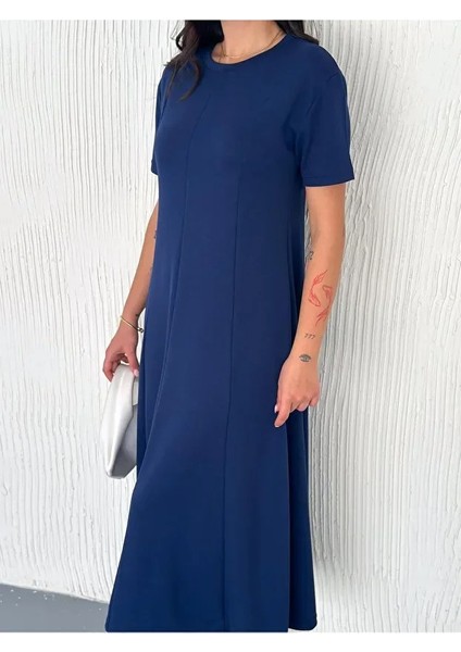 Kadın Bisiklet Yaka Modal Kumaş Elbise indirimleri