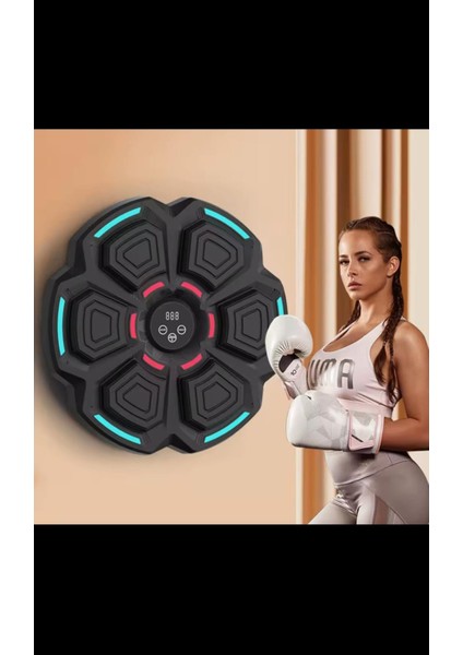Müzikli Bluetooth Boks Makinesi 6 Köşeli – 9 Zaman Ayarlı Egzersiz ve Eğlence