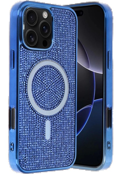 Apple iPhone 16 Pro Max Helen Magsafe Kapak - Lacivert
