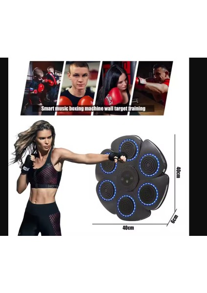 Müzikli Bluetooth Boks Makinesi 6 Köşeli – 9 Zaman Ayarlı Egzersiz ve Eğlence modelleri