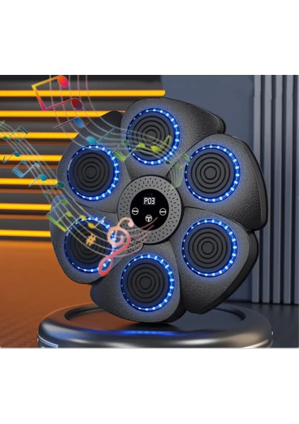 Müzikli Bluetooth Boks Makinesi 6 Köşeli – 9 Zaman Ayarlı Egzersiz ve Eğlence