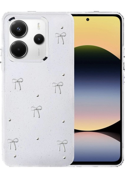 Xiaomi Redmi Note 14 4g Fiyonk Desenli Kapak - Desen 6