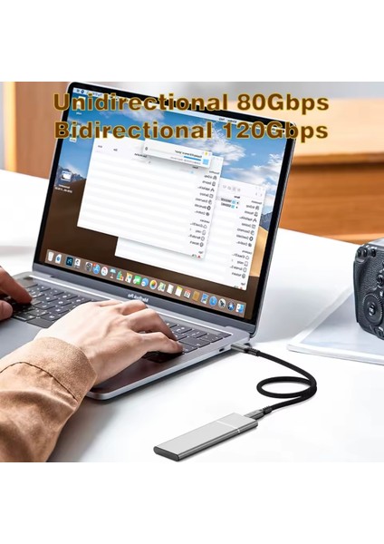 30Cm.Thunderbolt 5 E-Marker Akıllı Çip Usb 4.0 240W 80Gbps Gen4 16K Pd 240W Hızlı Şarj Data Kablosu ve Görüntü Aktarım Type-C Thunderbolt 4/3 İle Uyumlu Yeni Nesil Son teknoloji Orjinal fırsatları