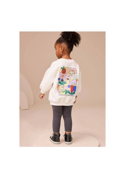 Taytlı Takım - Sweatshirt-Tayt Kız Çocuk Takım fırsatları