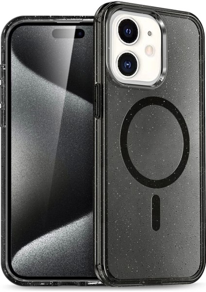 Apple iPhone 12 Star Magsafe Kapak - Siyah