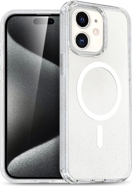 Apple iPhone 12 Star Magsafe Kapak - Şeffaf