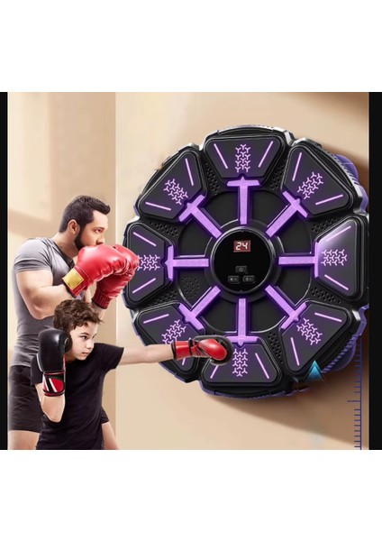 Müzikli Bluetooth Boks Makinesi 8 Köşeli – 9 Zaman Ayarlı Egzersiz ve Eğlence