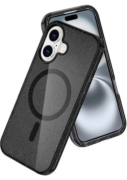Apple iPhone 16 Star Magsafe Kapak - Siyah