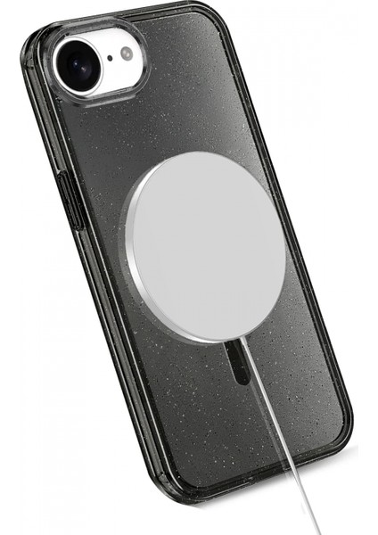 Apple iPhone 16E Star Magsafe Kapak - Mor modelleri