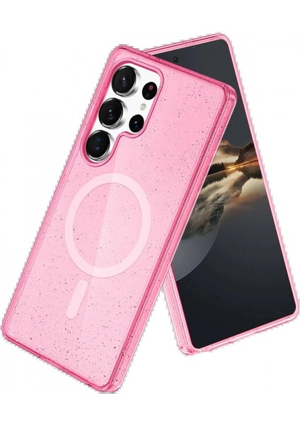 Samsung Galaxy S25 Ultra Star Magsafe Kapak - Pembe