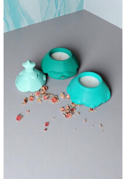 Yılbaşı 3 Parçalı Çam Ağacı Beton Mumluk indirimleri